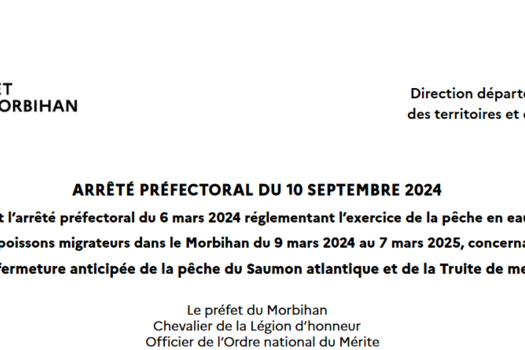 Fermeture anticipée du Saumon et Truite de Mer