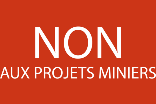 NON aux projets miniers