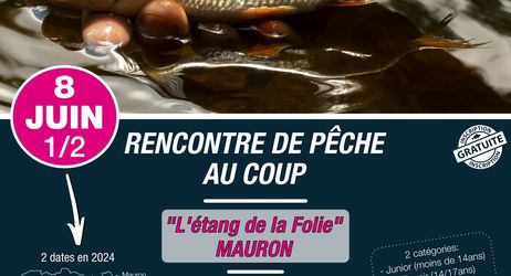 Rencontre JUNIOR FISHING TOUR "COUP" MAURON 1/2